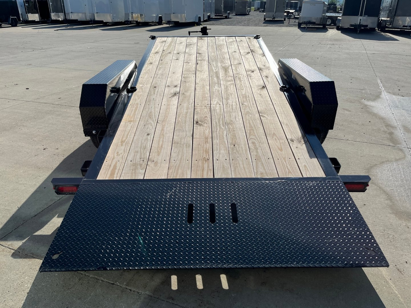 New 2025 H&H Trailers 82"x16'+6' 17.6k Topline I-Beam Gravity Tilt Equipment Trailer