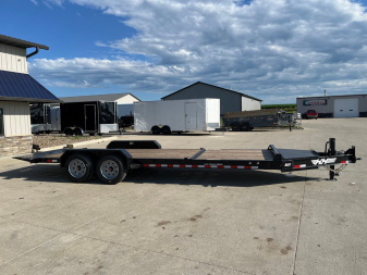New 2025 H&H Trailers 82"x16'+6' 17.6k Topline I-Beam Gravity Tilt Equipment Trailer