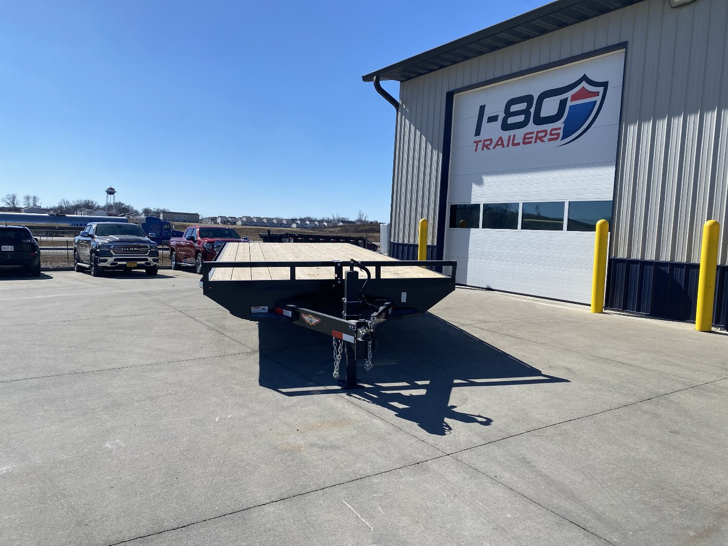 New 2025 H&H Trailers 102"x20' 14k Standard Duty Deckover Flatbed Trailer