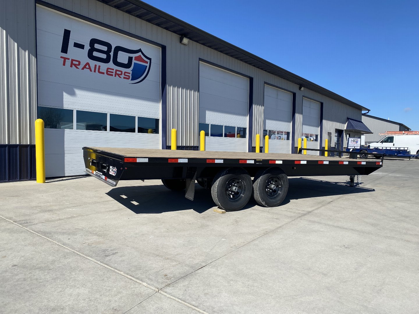 New 2025 H&H Trailers 102"x20' 14k Standard Duty Deckover Flatbed Trailer