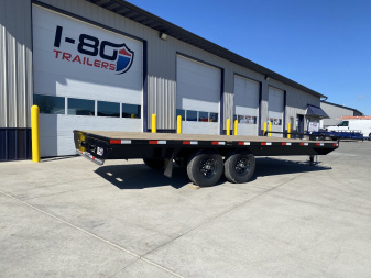 New 2025 H&H Trailers 102"x20' 14k Standard Duty Deckover Flatbed Trailer