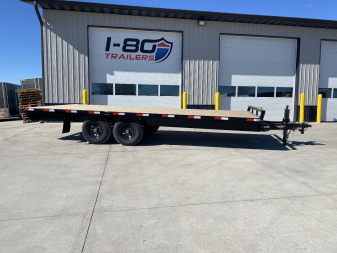 New 2025 H&H Trailers 102"x20' 14k Standard Duty Deckover Flatbed Trailer