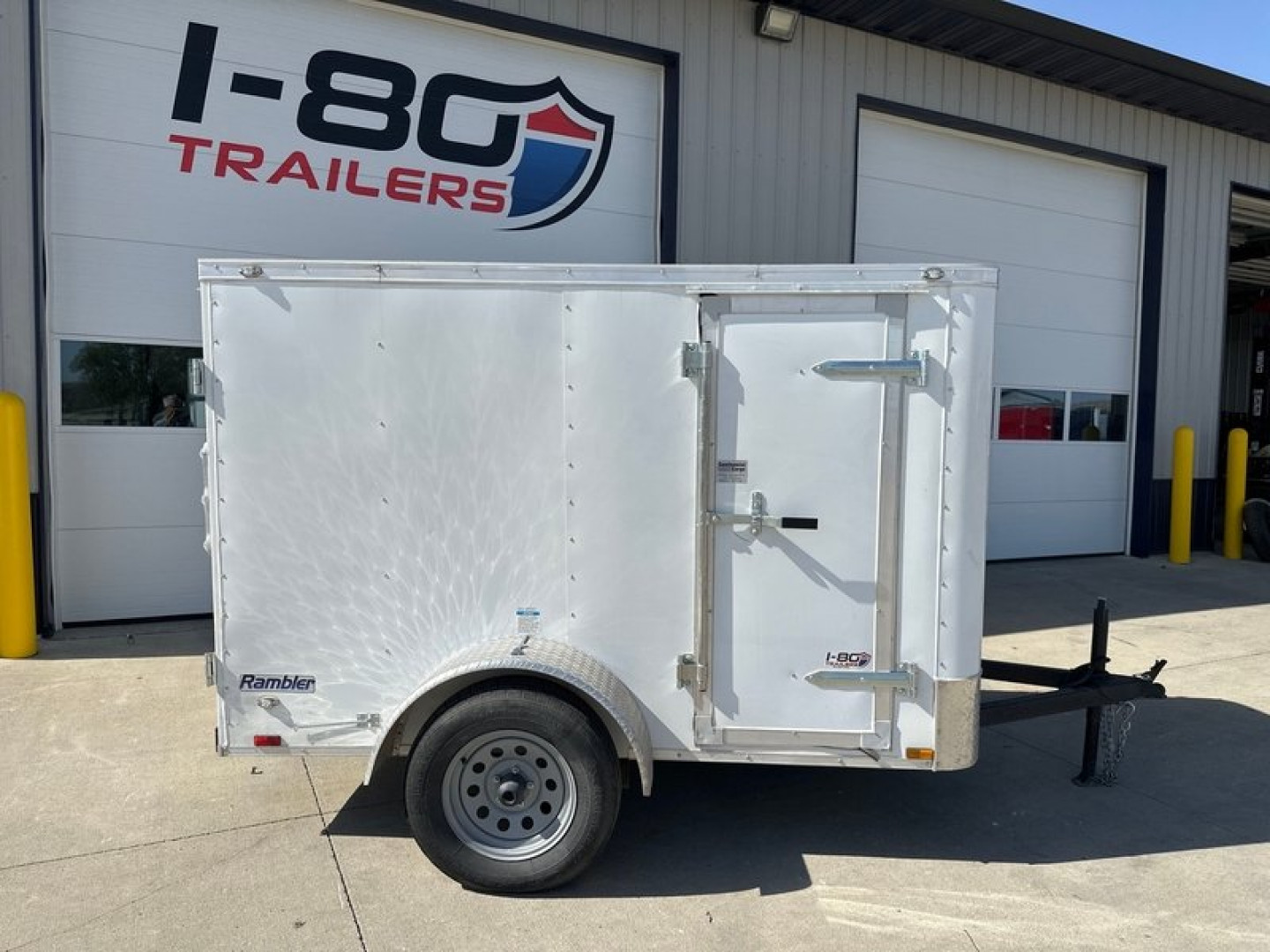 Used 2023 Continental Cargo 5'x8' 3k Enclosed Cargo Trailer