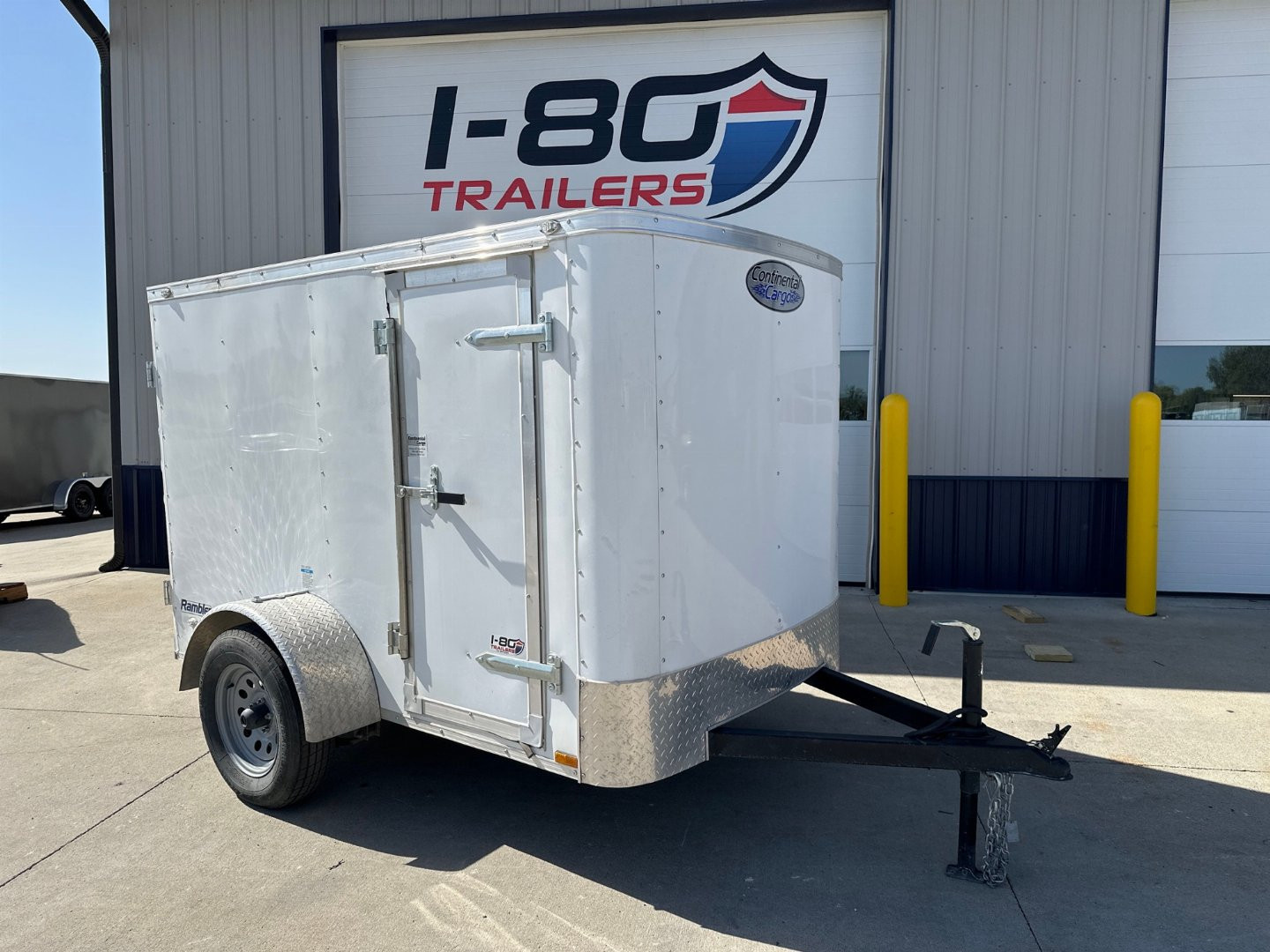 Used 2023 Continental Cargo 5'x8' 3k Enclosed Cargo Trailer