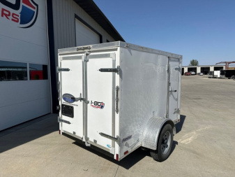 Used 2023 Continental Cargo 5'x8' 3k Enclosed Cargo Trailer