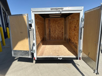Used 2023 Continental Cargo 5'x8' 3k Enclosed Cargo Trailer