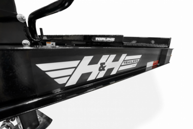 New 2025 H&H Trailers 82"x16'+6' 15.4k Topline I-Beam Tilt Equipment Trailer