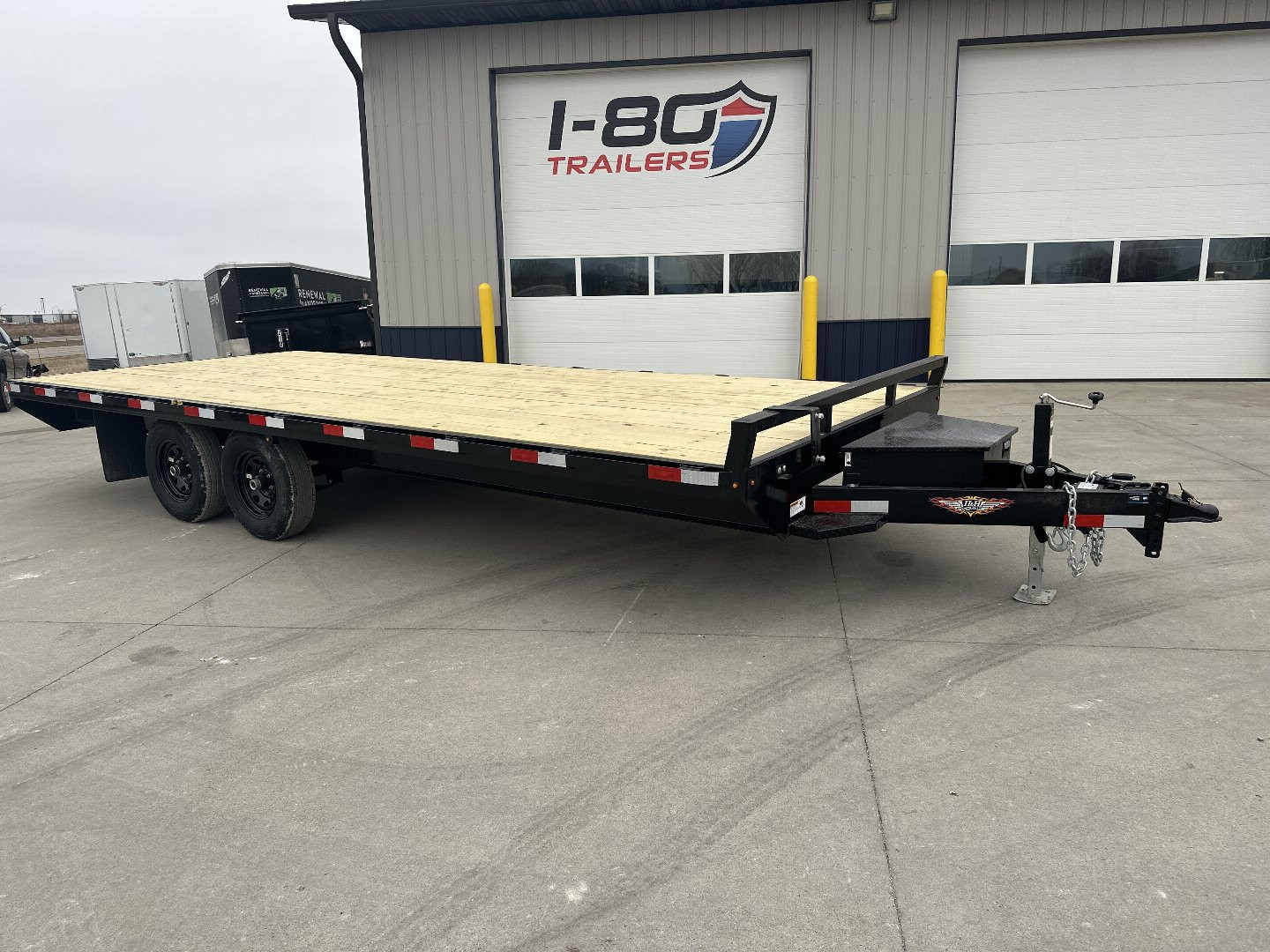 New 2025 H&H Trailers 102"x20' 10k Standard Duty Deckover Flatbed Trailer