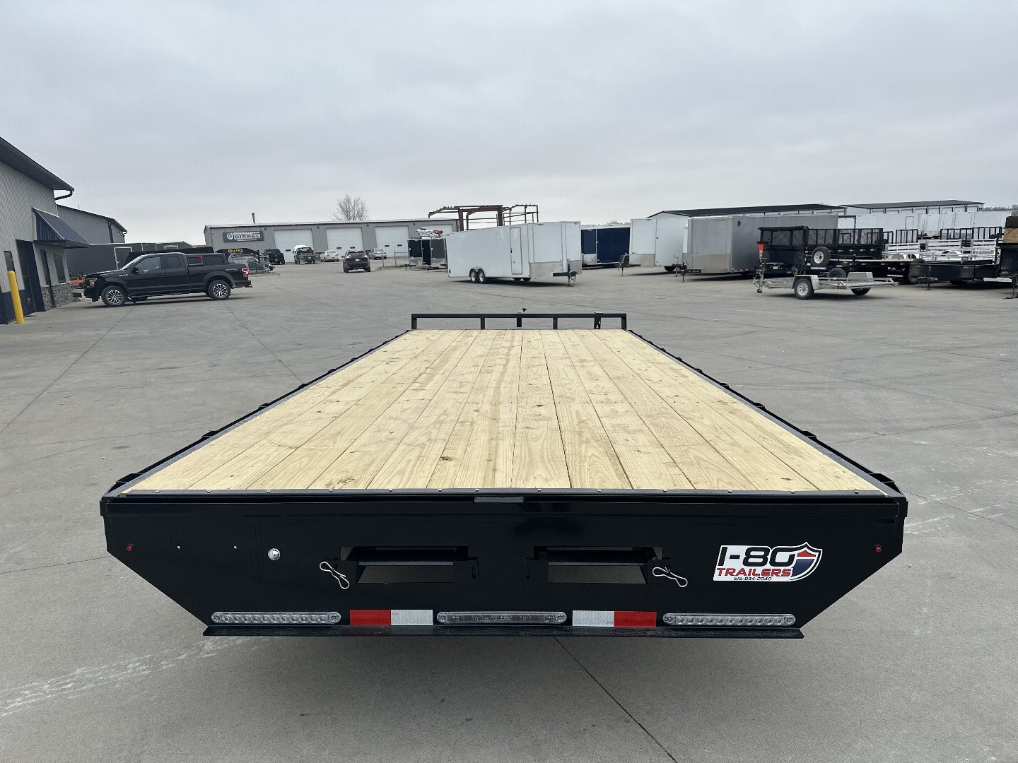 New 2025 H&H Trailers 102"x20' 10k Standard Duty Deckover Flatbed Trailer