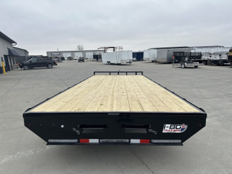New 2025 H&H Trailers 102"x20' 10k Standard Duty Deckover Flatbed Trailer