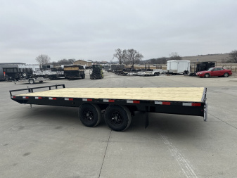 New 2025 H&H Trailers 102"x20' 10k Standard Duty Deckover Flatbed Trailer
