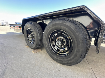 New 2025 H&H Trailers 82"x18'+2' 14k Industrial Equipment Trailer