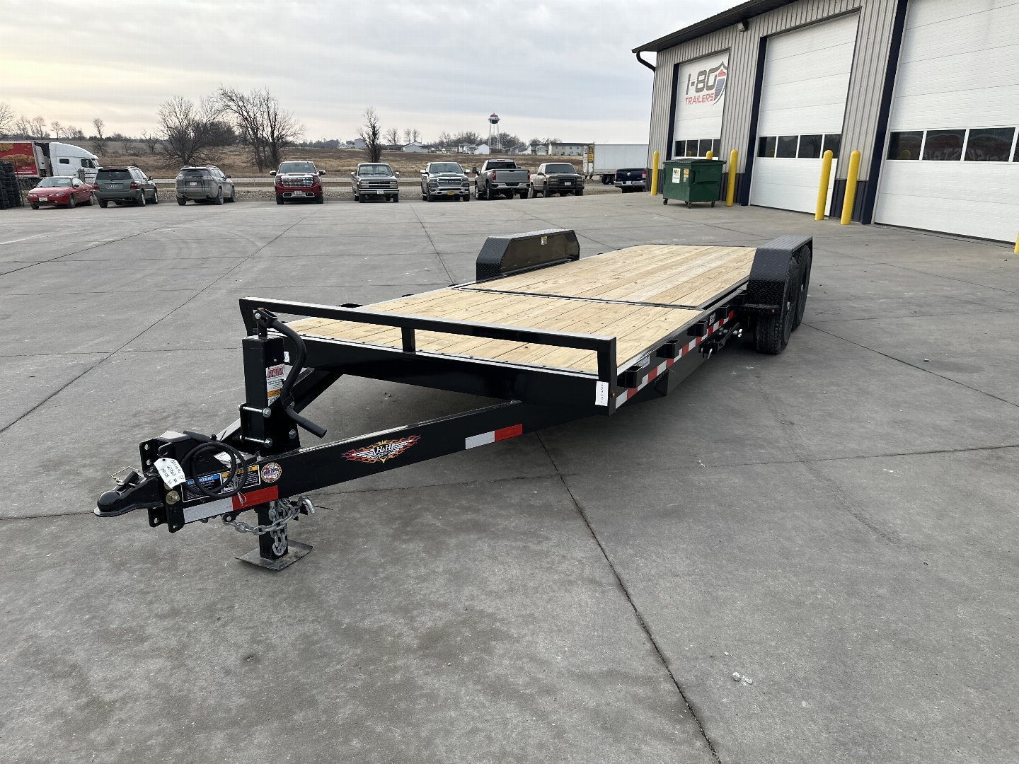 New 2025 H&H Trailers 82"x16'+6' 14k Gravity Tilt Equipment Trailer