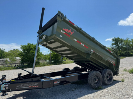 New 2025 Horizon Trailers HZXBP 14x3 10k Dump Trailer