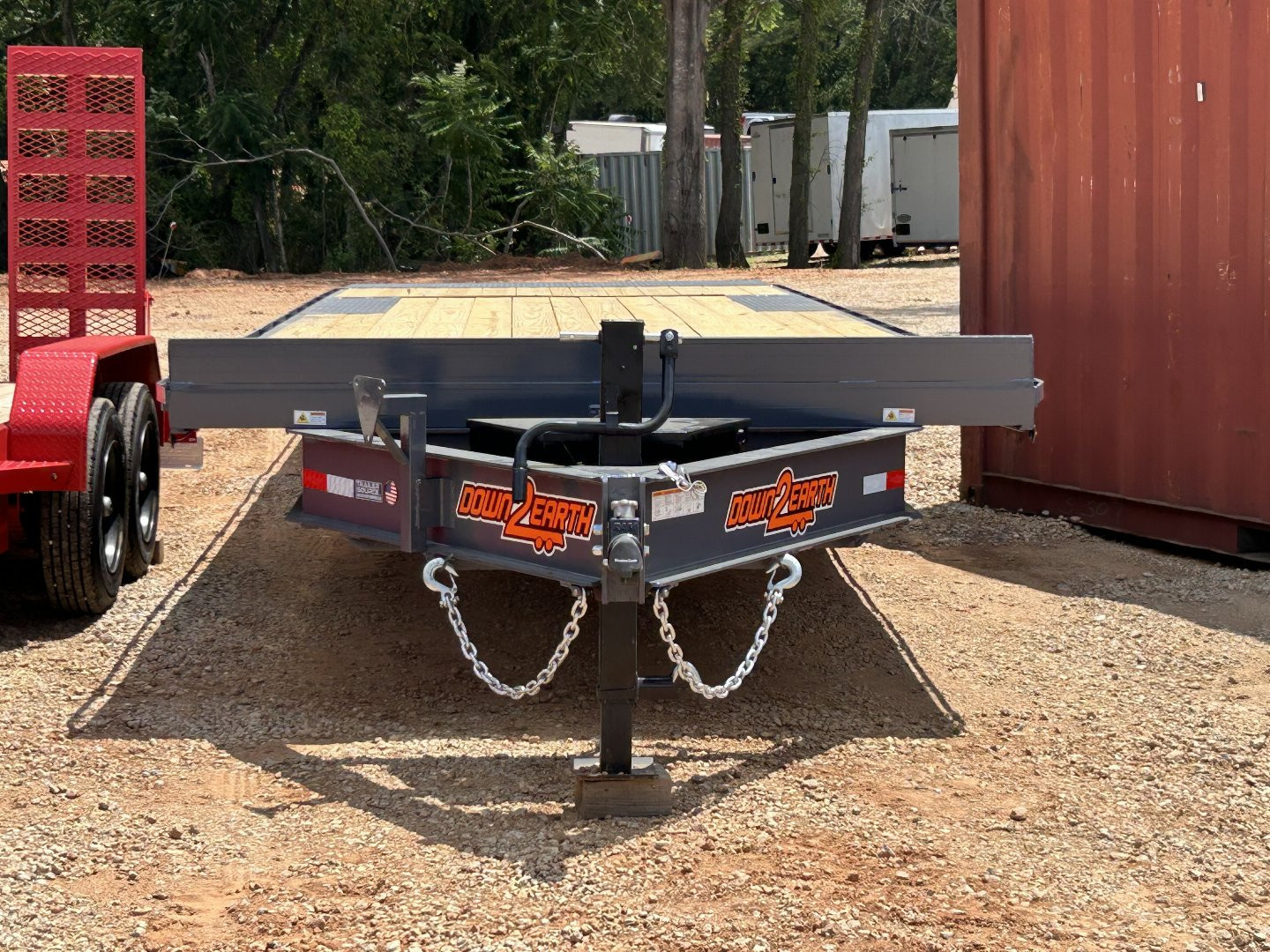 New 2025 Down 2 Earth 8.5x26 14K Deckover Trailer