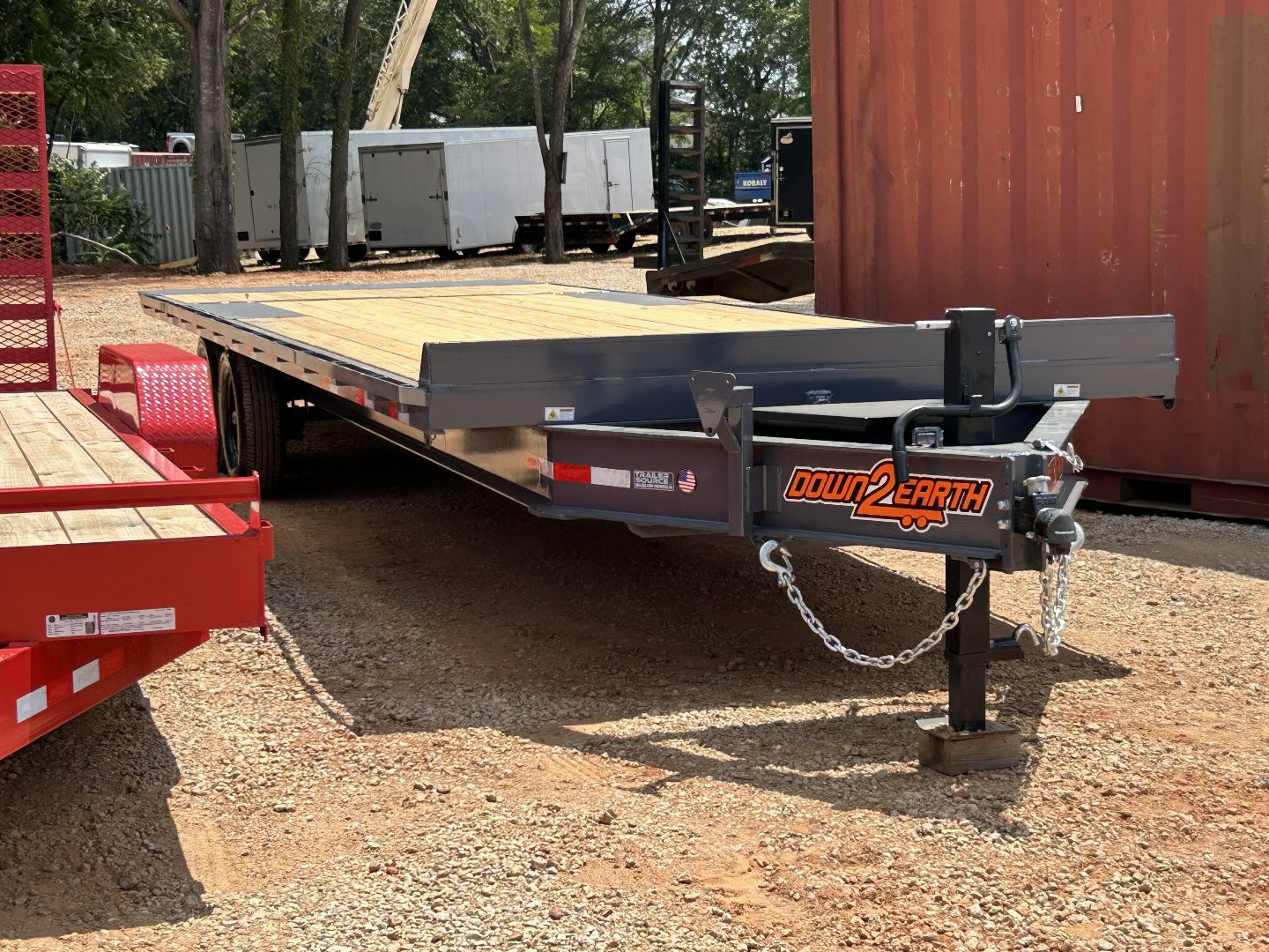 New 2025 Down 2 Earth 8.5x26 14K Deckover Trailer