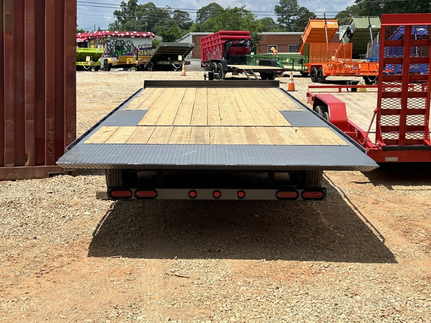 New 2025 Down 2 Earth 8.5x26 14K Deckover Trailer