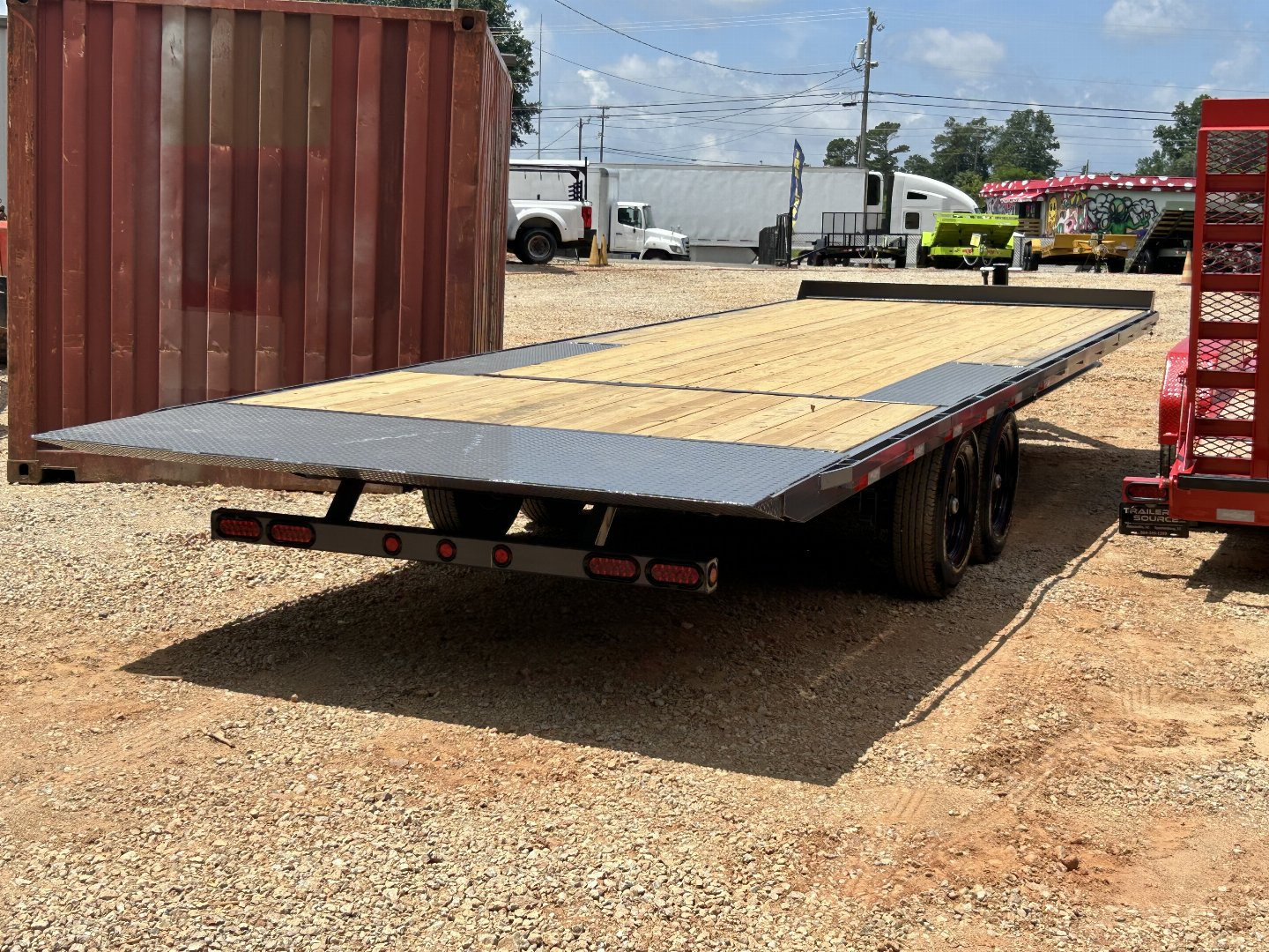 New 2025 Down 2 Earth 8.5x26 14K Deckover Trailer