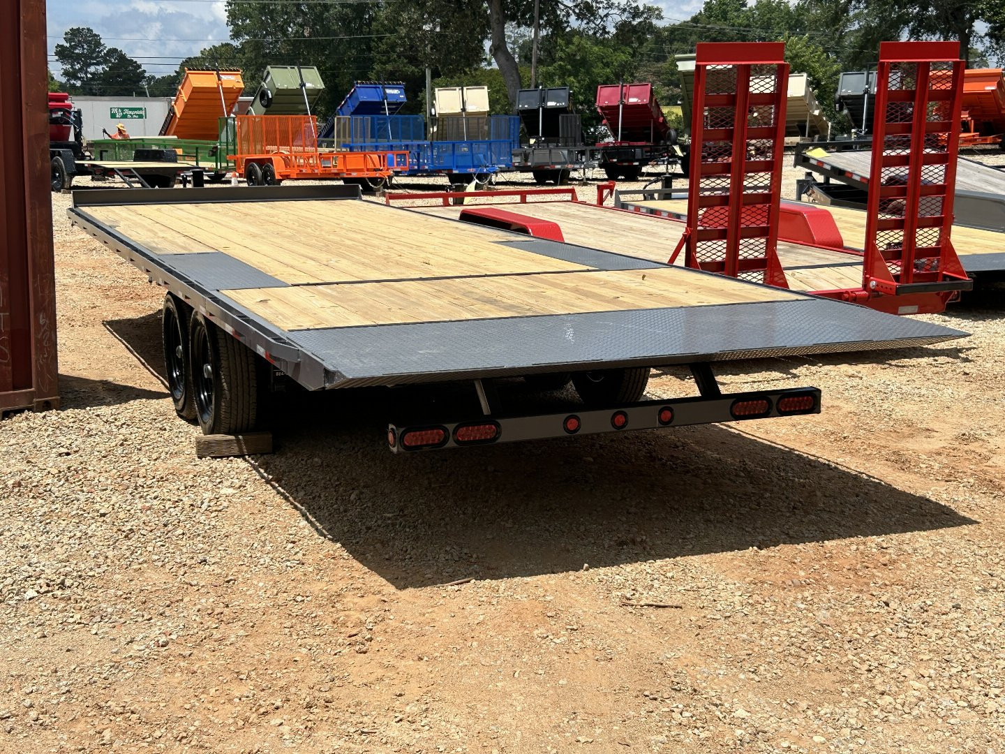 New 2025 Down 2 Earth 8.5x26 14K Deckover Trailer