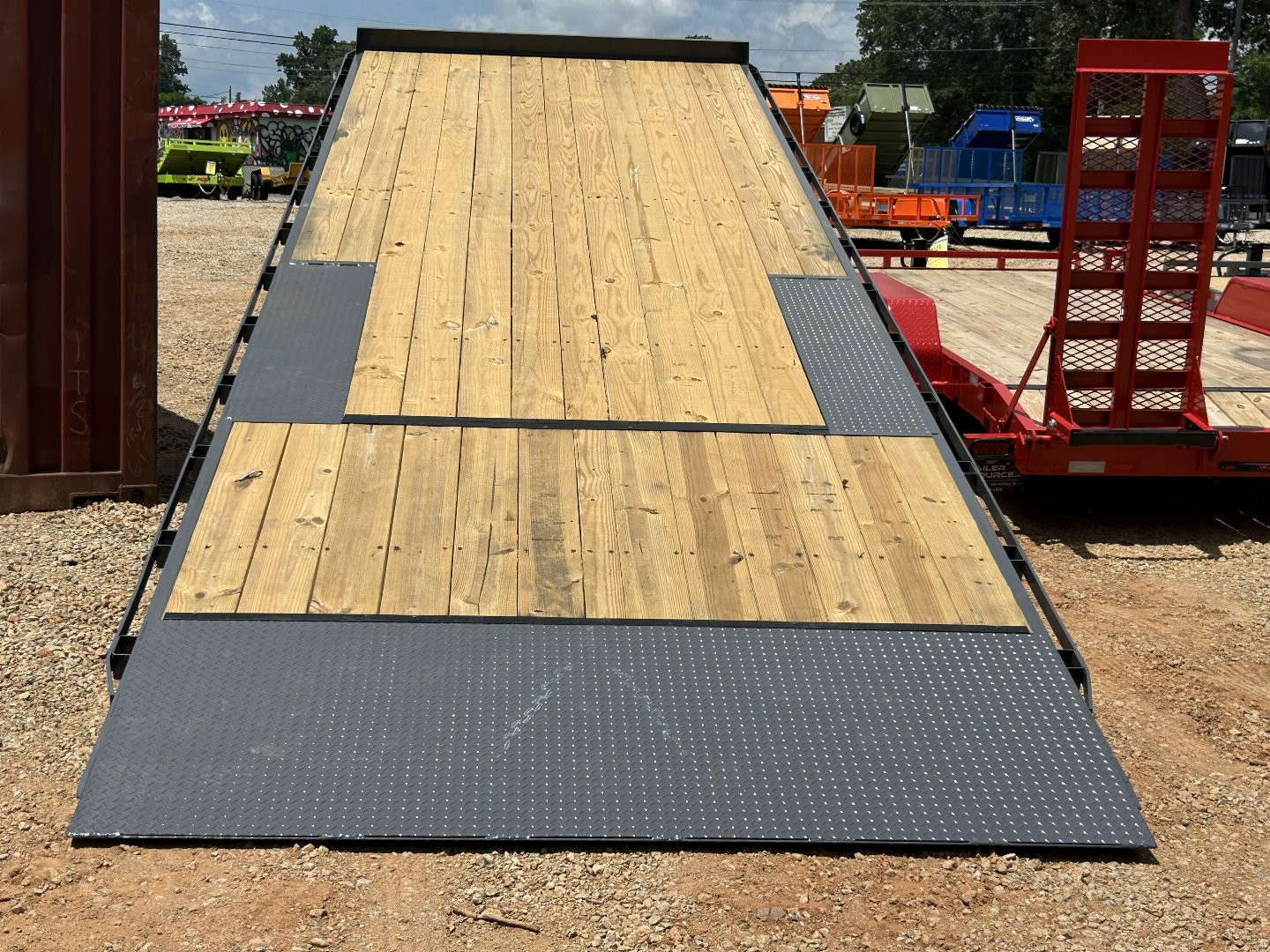 New 2025 Down 2 Earth 8.5x26 14K Deckover Trailer
