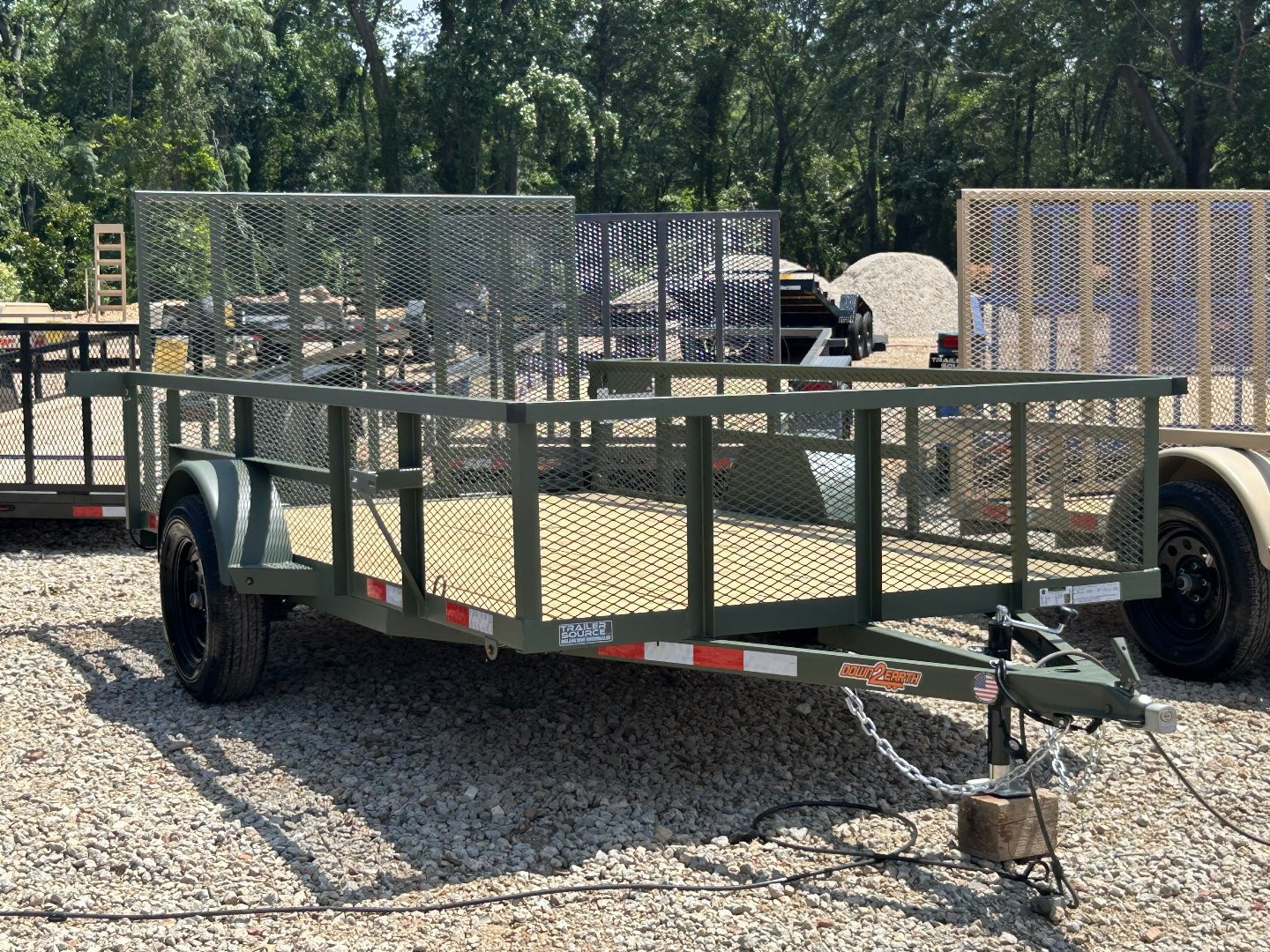 New 2025 Down 2 Earth 6.5x12 SA Utility Trailer