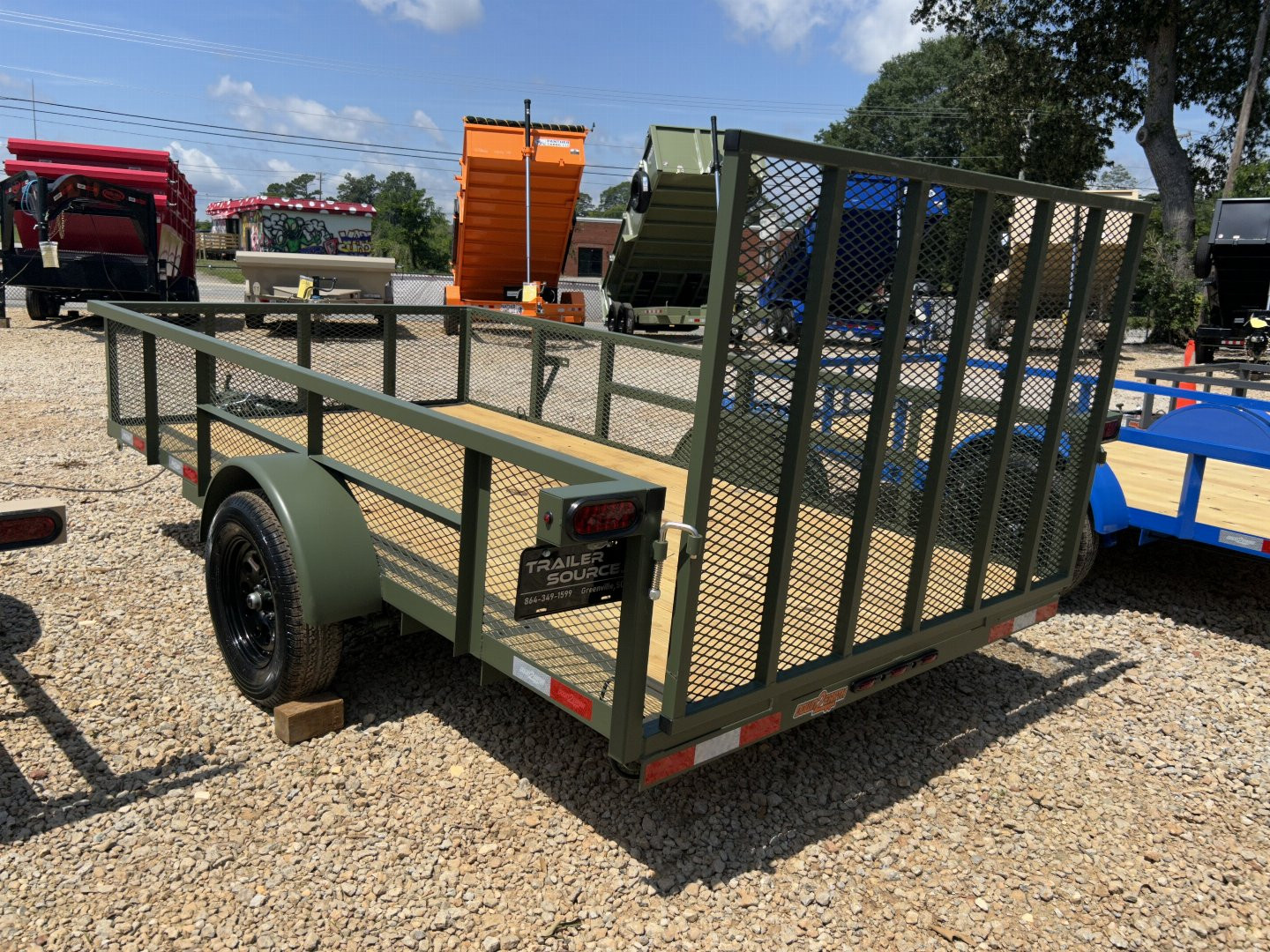 New 2025 Down 2 Earth 6.5x12 SA Utility Trailer