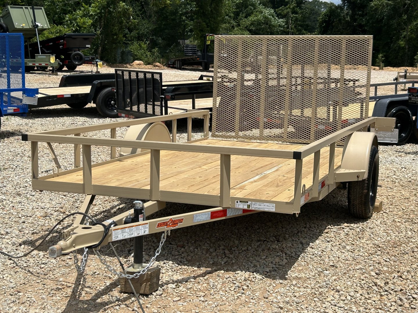 New 2025 Down 2 Earth 6.5x12 SA Utility Trailer