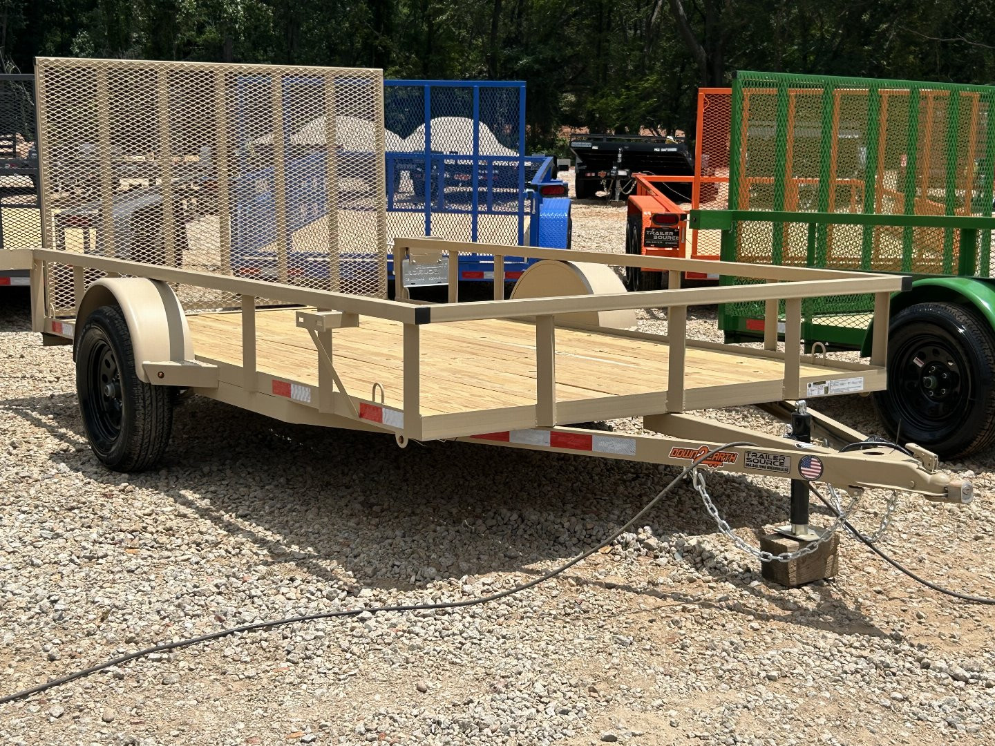 New 2025 Down 2 Earth 6.5x12 SA Utility Trailer