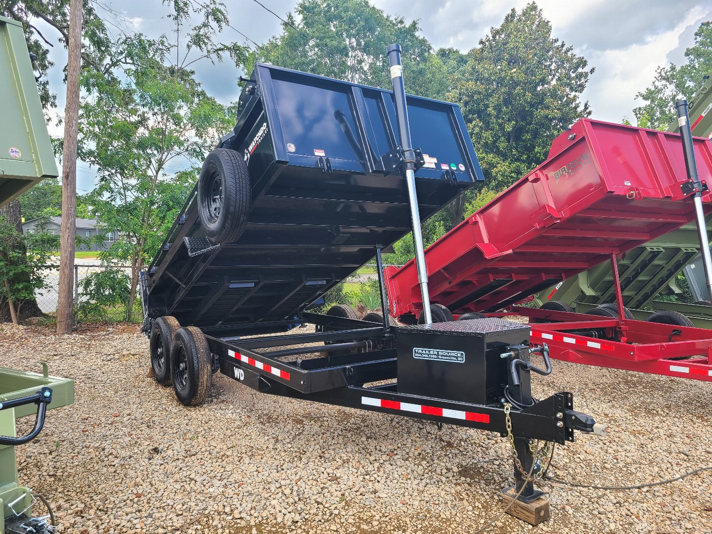 New Watchdog 7x14 TA 14K Telescopic Dump Trailer