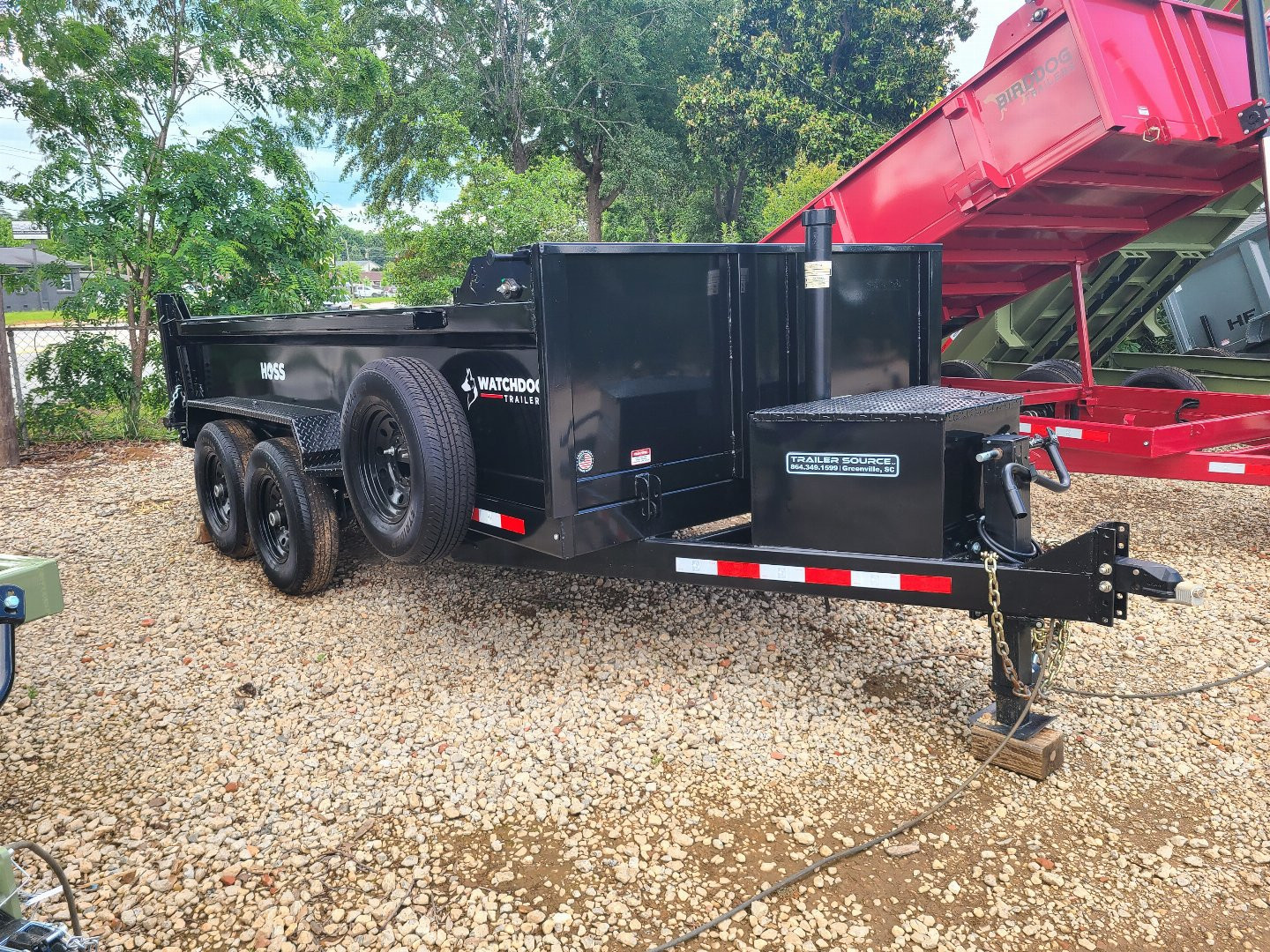 New Watchdog 7x14 TA 14K Telescopic Dump Trailer