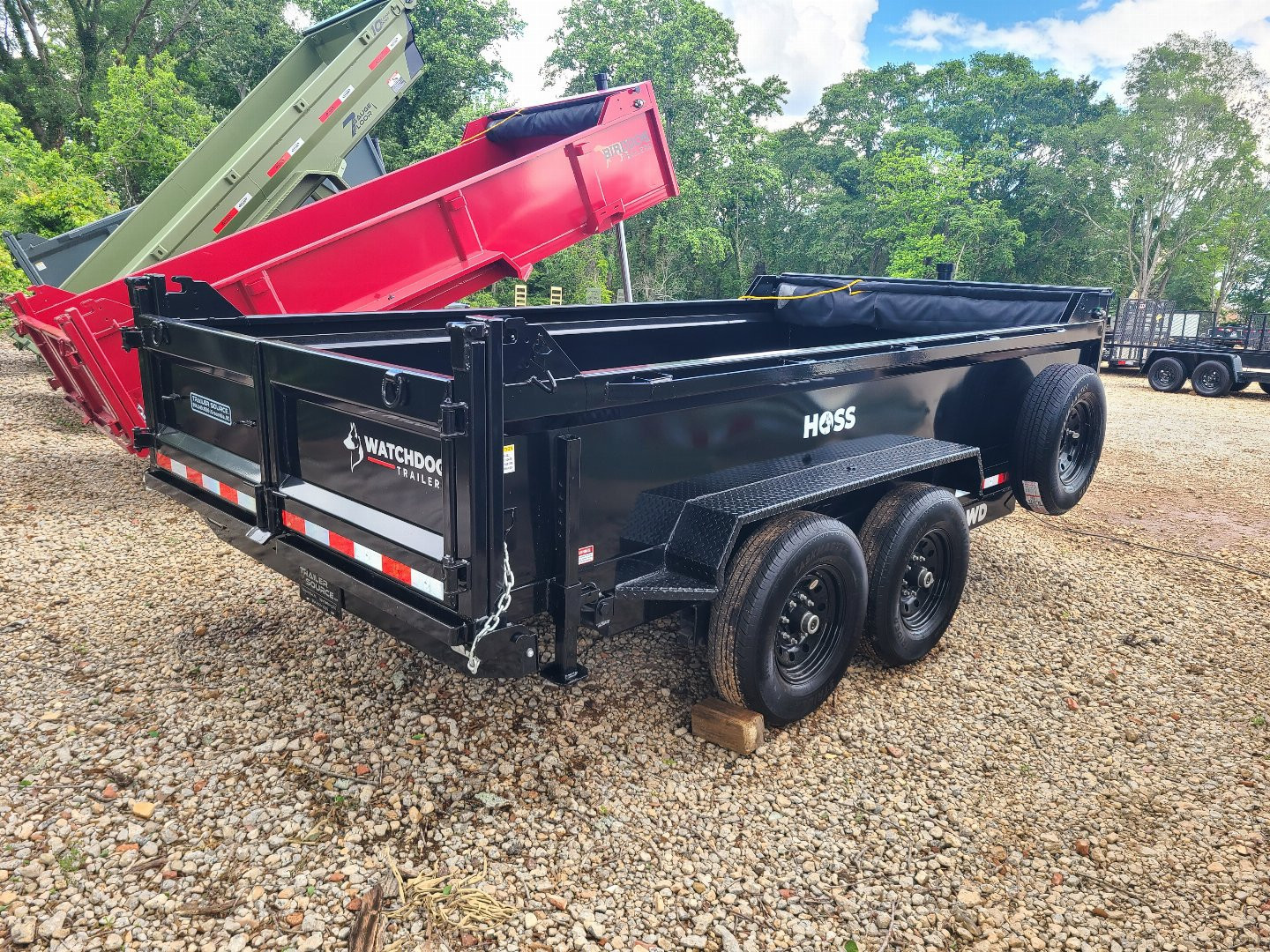 New Watchdog 7x14 TA 14K Telescopic Dump Trailer