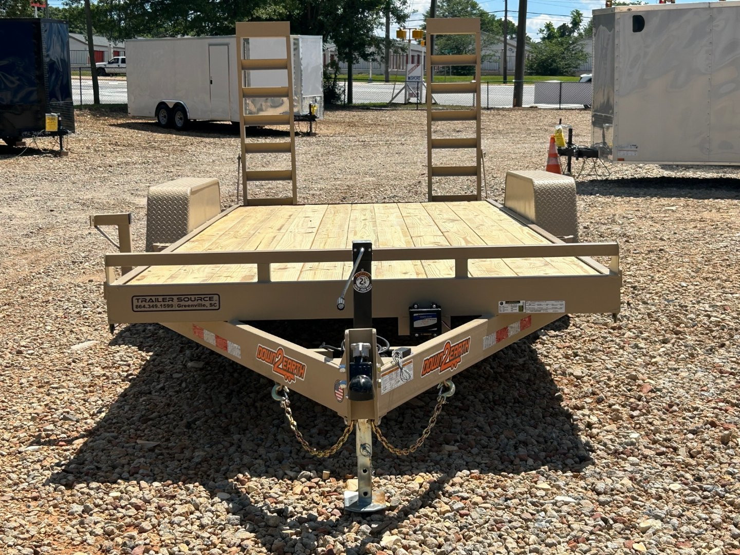 New Down 2 Earth 7x18 TA 10K Equipment Trailer