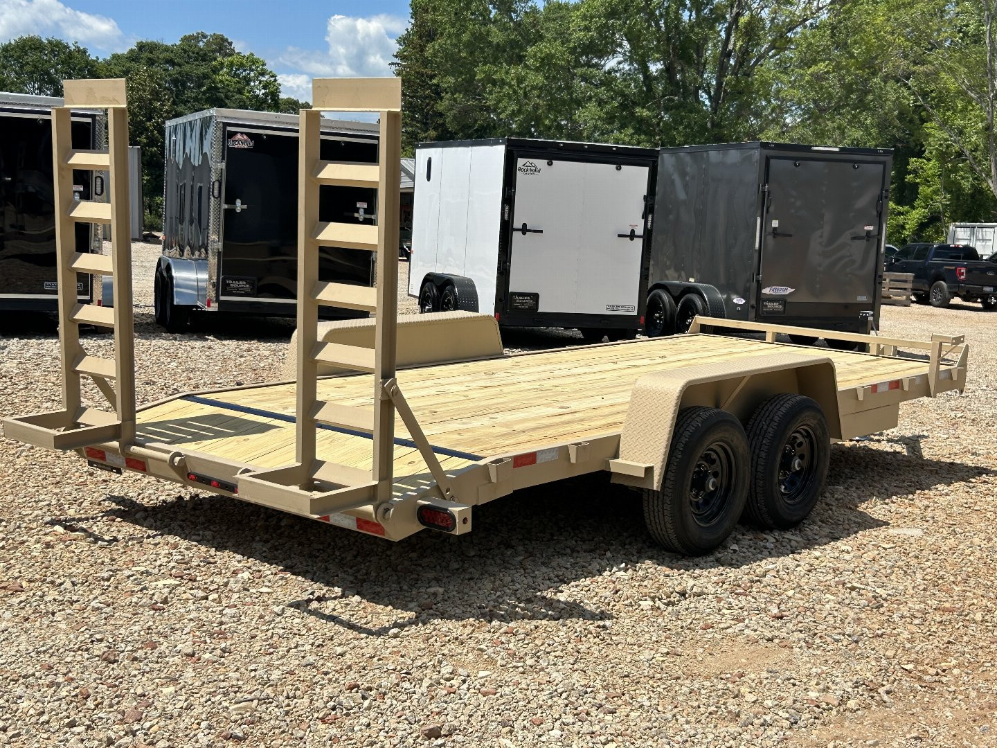 New Down 2 Earth 7x18 TA 10K Equipment Trailer
