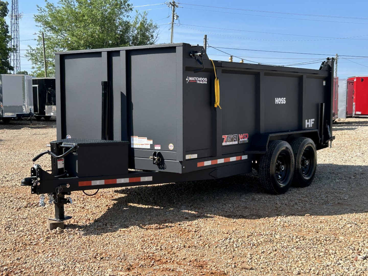 New Watchdog 7x14 TA 14K Telescopic Dump Trailer