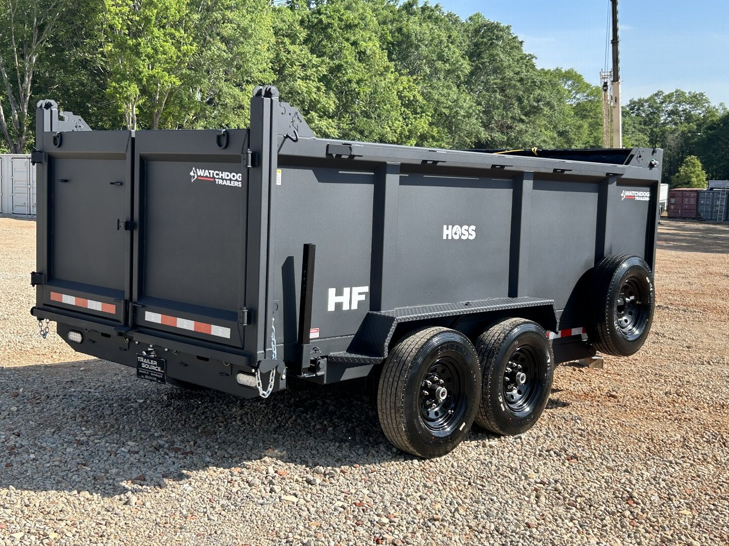 New Watchdog 7x14 TA 14K Telescopic Dump Trailer