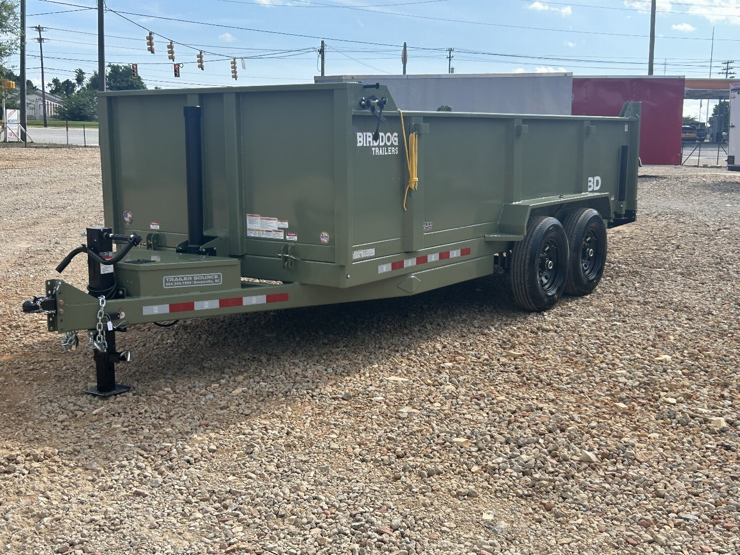 New Watchdog 7x16 TA 14K Telescopic Dump Trailer