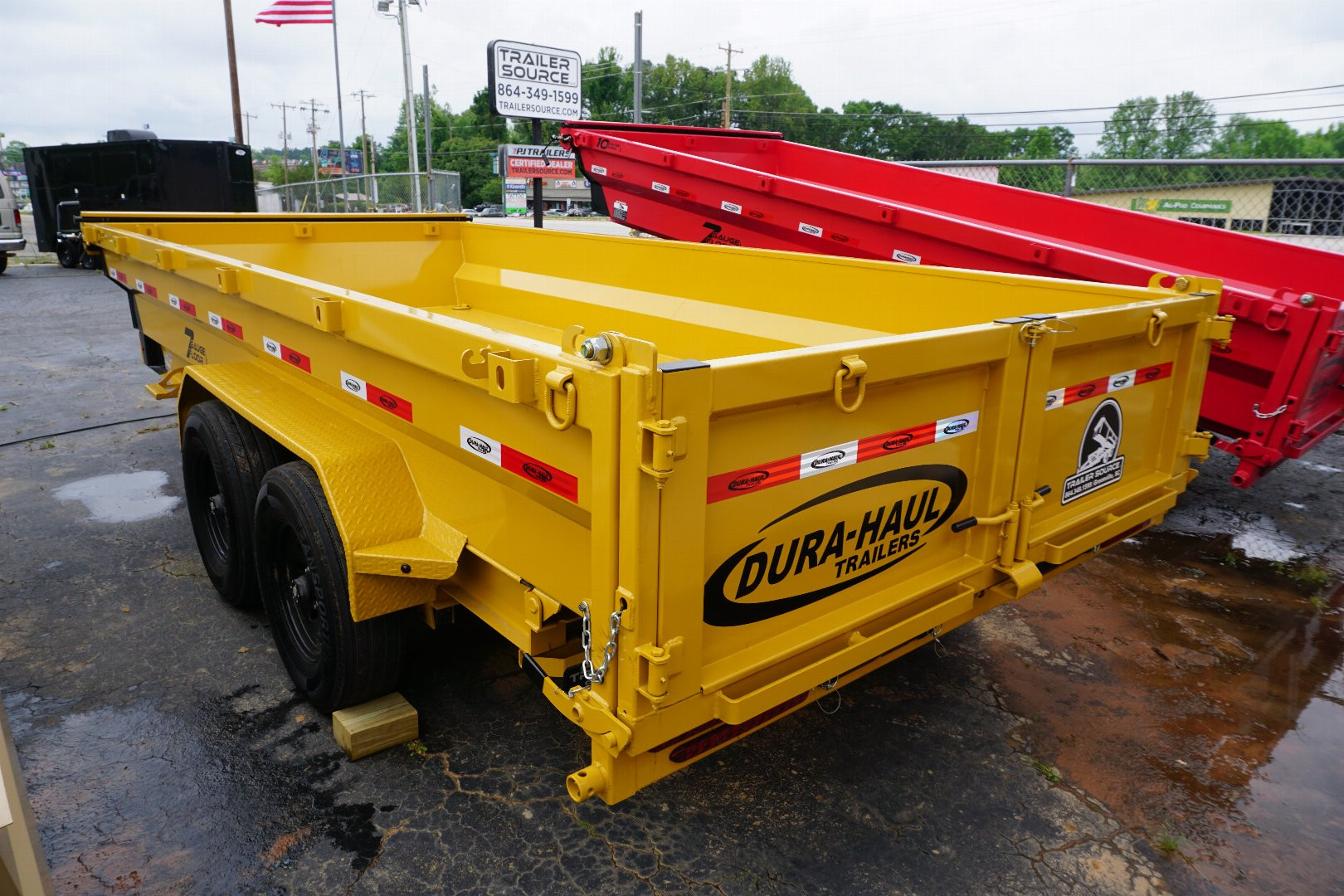 New Dura-Haul 7x16 TA 16K Dump Trailer