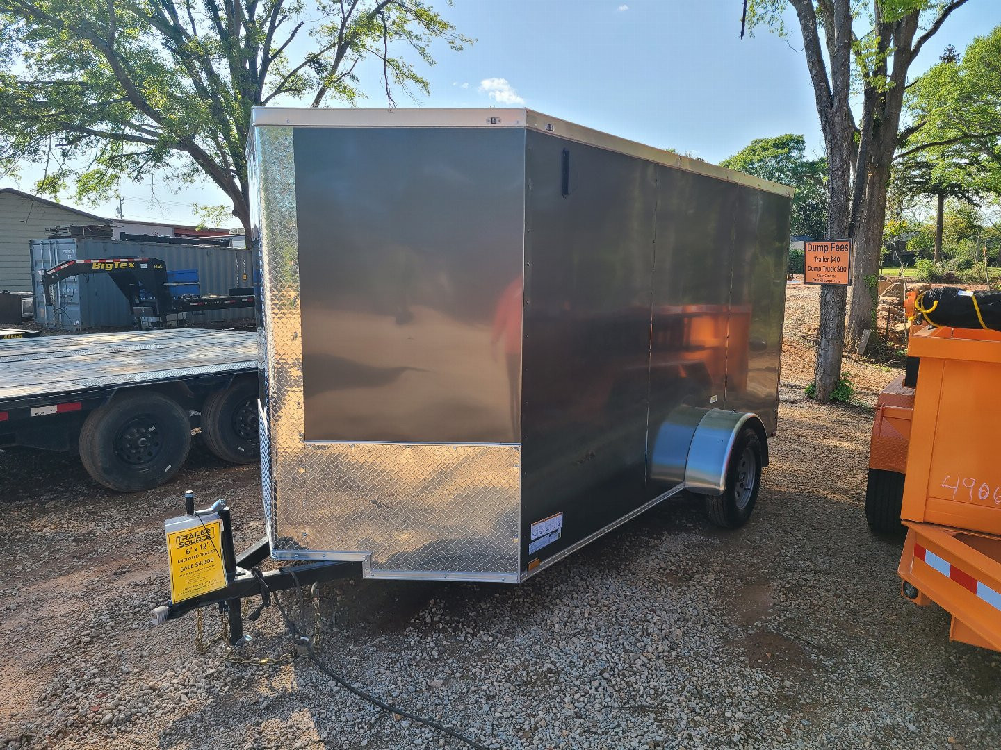 New Quality 6x12 SA Enclosed Trailer