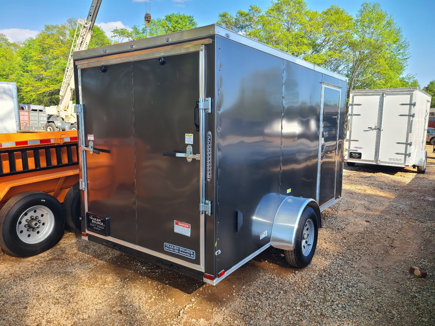 New Quality 6x12 SA Enclosed Trailer