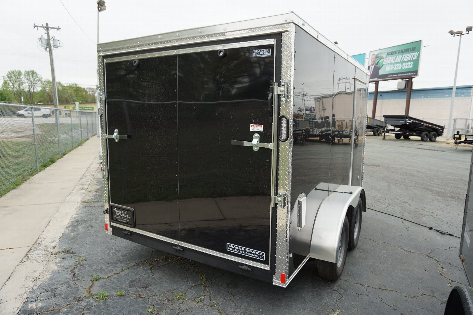 New Rock Solid 7x12 TA 7K Enclosed Trailer