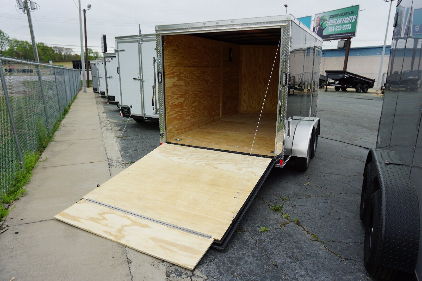 New Rock Solid 7x12 TA 7K Enclosed Trailer