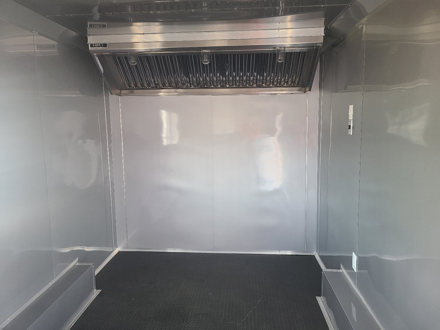 New 8.5x16 Concession Trailer Hood and Sink Package