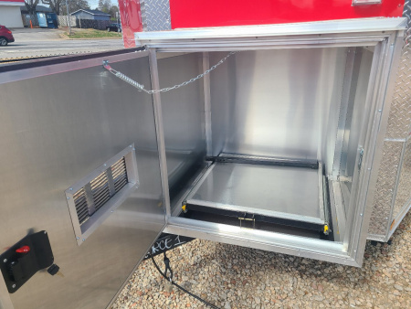 New 8.5x16 Concession Trailer Hood and Sink Package