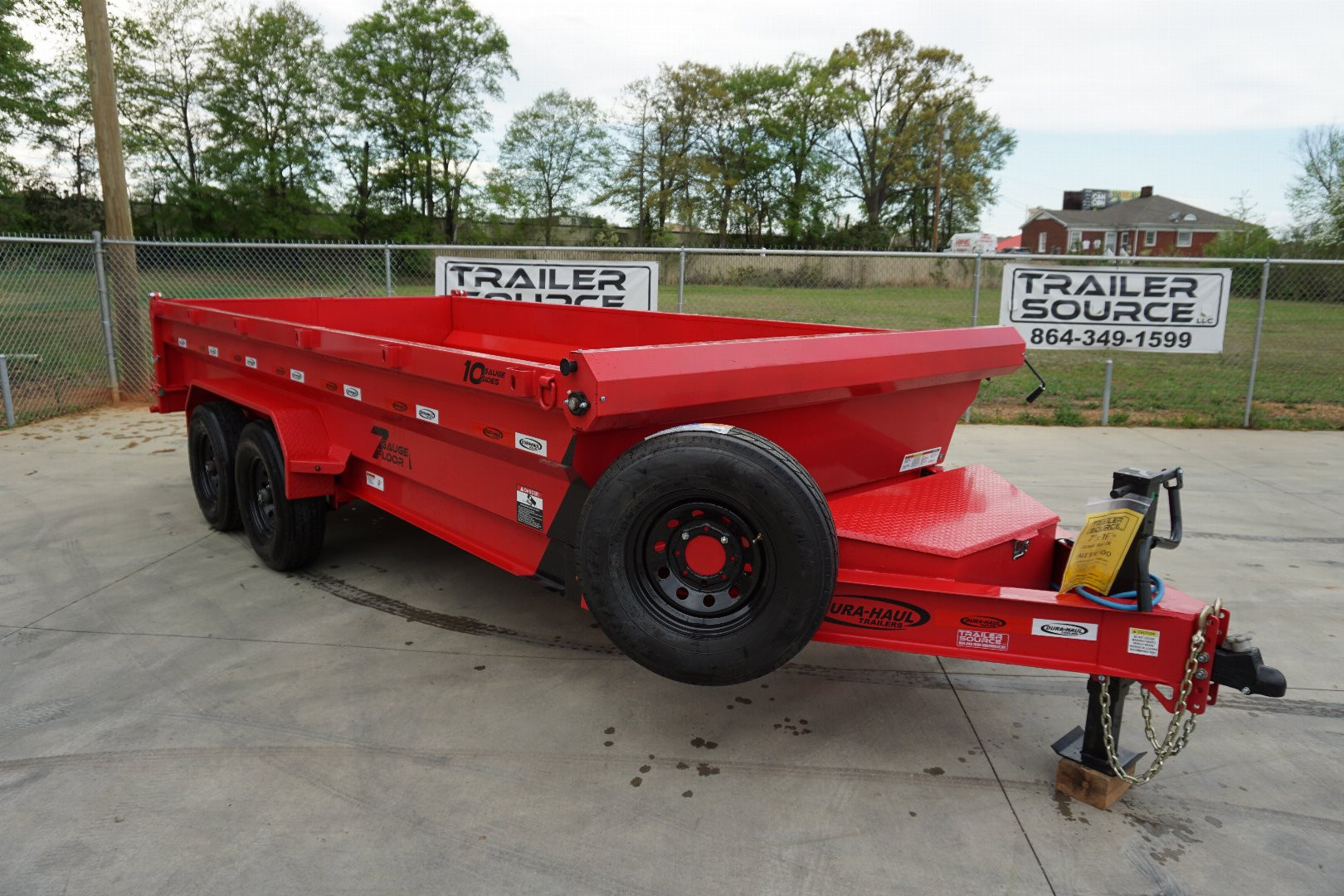 New Dura-Haul 7x16 TA 16K Dump Trailer