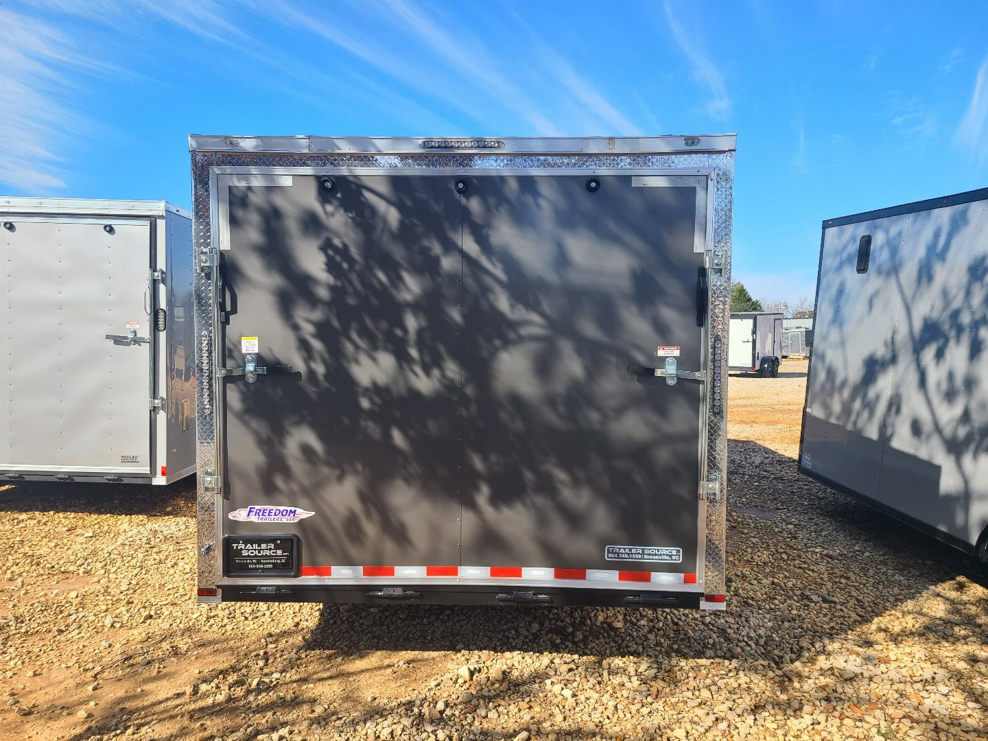 New Freedom 8.5×18 TA 10K Enclosed Car Hauler
