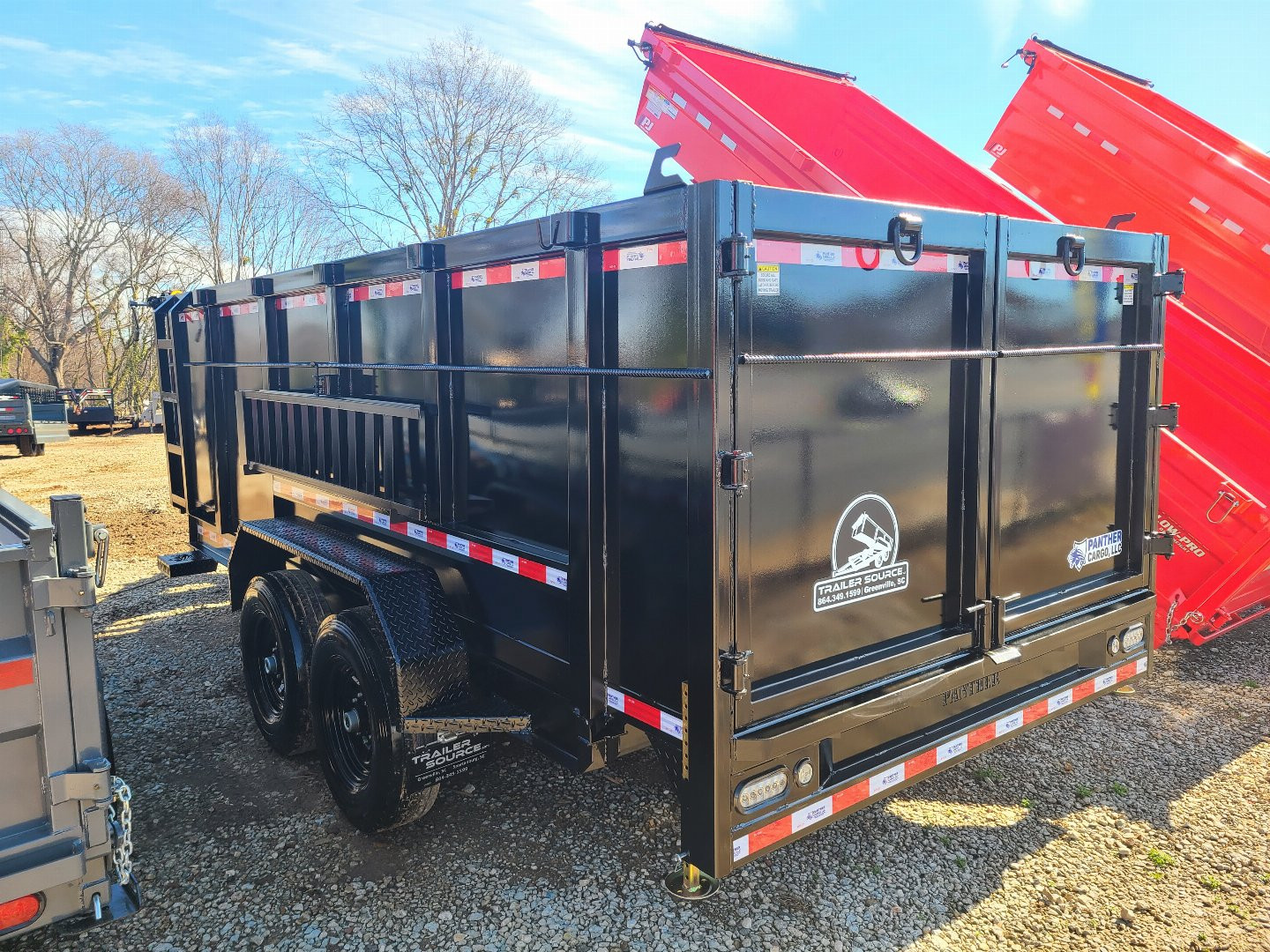 New 2025 Panther 7x16 16K Dump Trailer