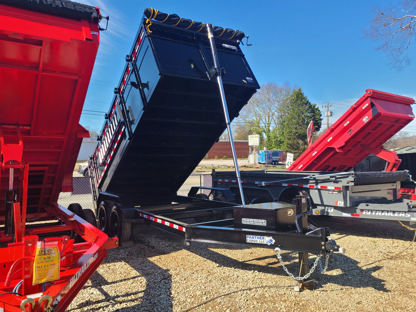 New 2025 Panther 7x16 16K Dump Trailer