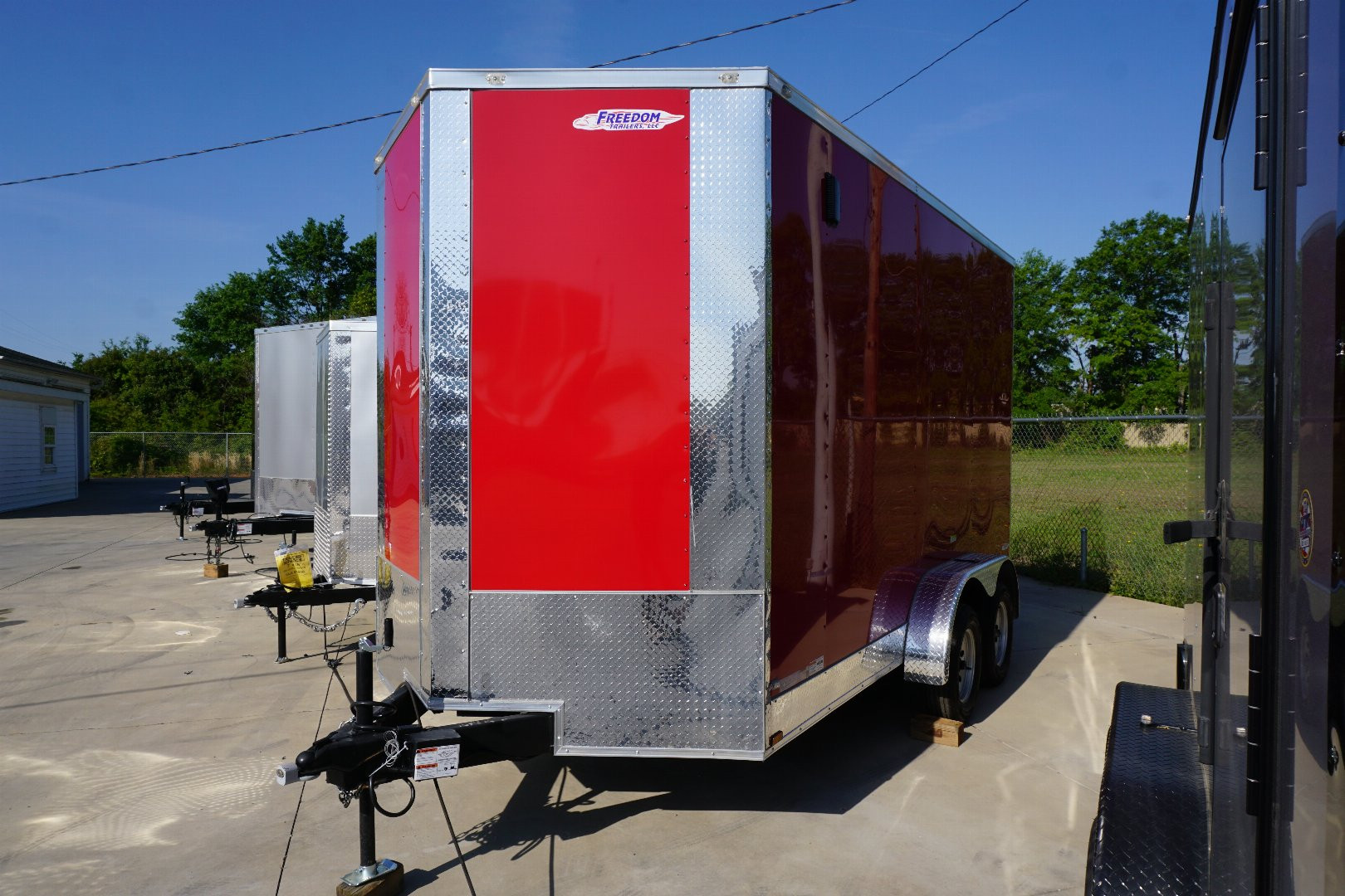 New Freedom 7x14 TA 7K Enclosed Trailer