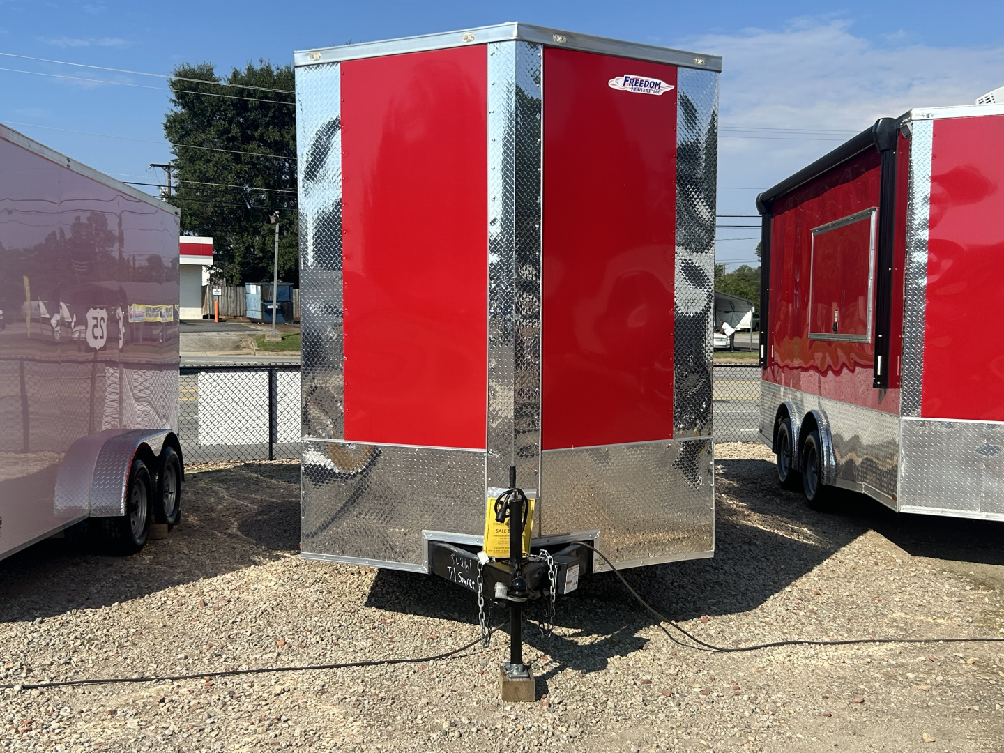 New 2025 Freedom Trailers 7x14 7K Concession Trailer