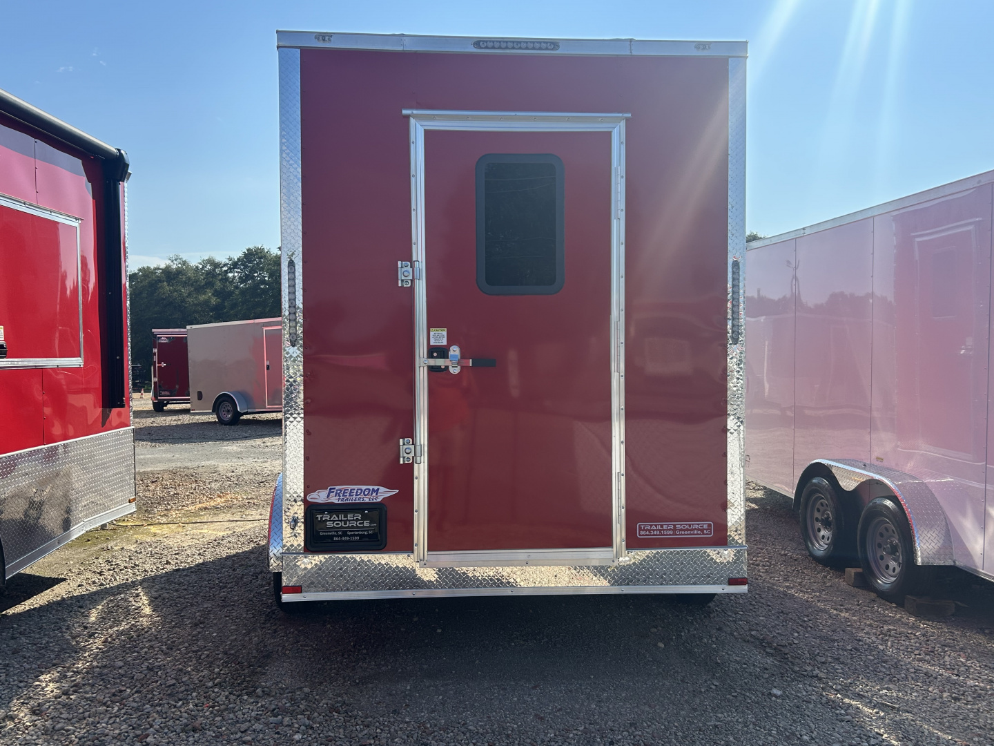New 2025 Freedom Trailers 7x14 7K Concession Trailer